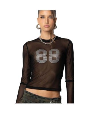 トップス MEDI GRADIENT SHEER SET TOP ameri セール】MEDI GRADIENT SHEER SET TOP（Tシャツ/カットソー