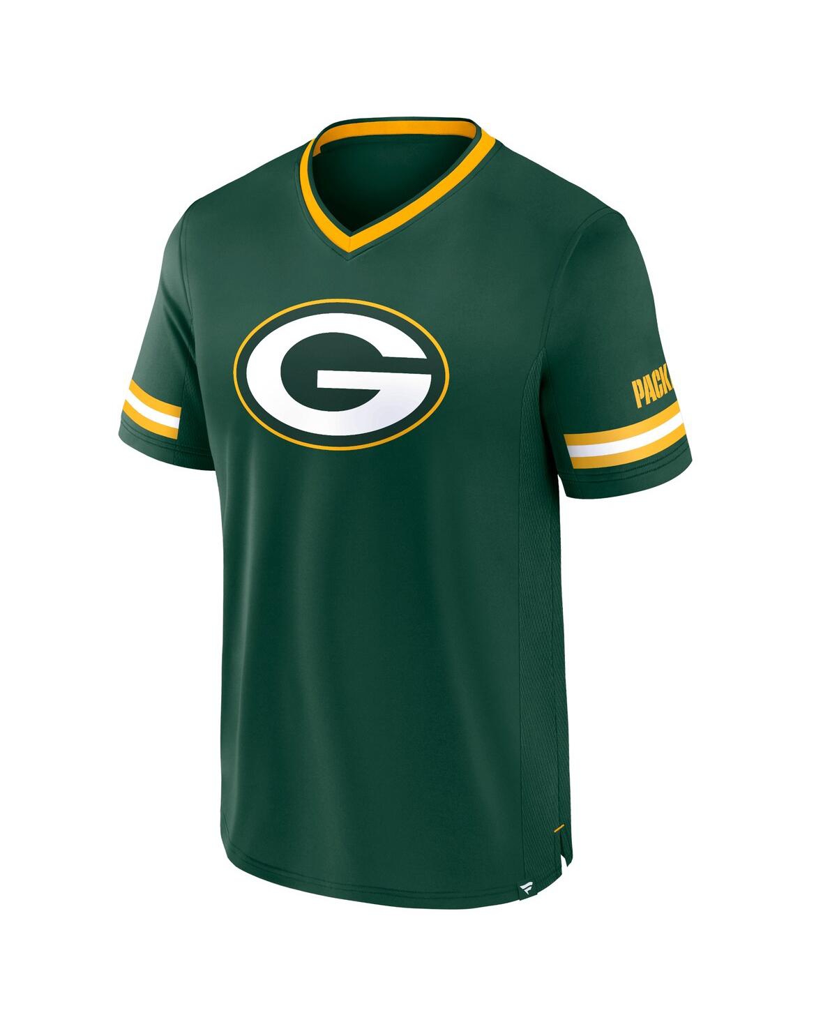 Fanatics Men'sGreen Bay Packers Stripe Stacking T-shirt - Green, Gold