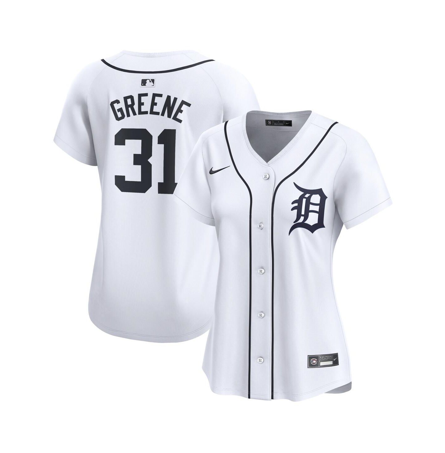 Женский топ Nike Riley Greene White Detroit Tigers Home Limited Player Jersey — фото 1