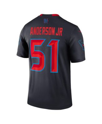 Men's Will Anderson Jr. Navy Houston Texans Alternate Legend Player Performance Top