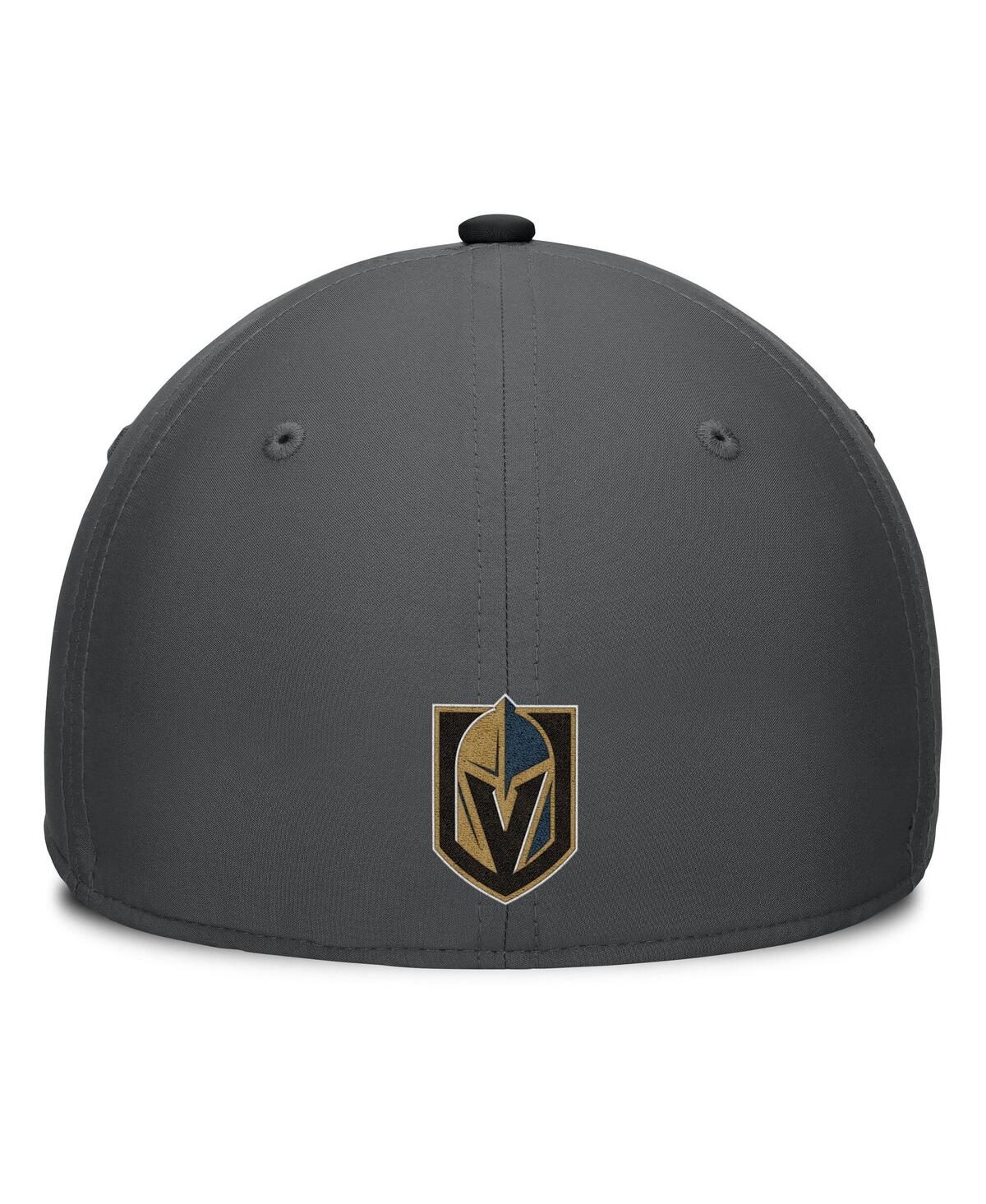 Fanatics Men'sVegas Golden Knights Authentic Pro Rink Team Code Flex Hat - Gray