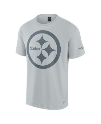 Men's and Women's Gray Pittsburgh Steelers Elements Iconic Tri-blend T-shirt