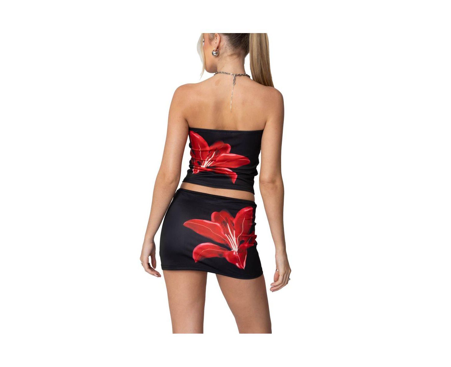 Women's Tiger Blossom Tube Top