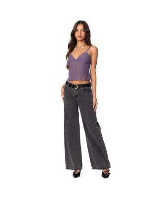 Women's Serafina sheer mesh tank top