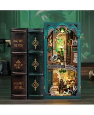 Kit Book Nook - Diorama 3D Per Libreria, Inserti Decorativi Fai Da Te Per Scaffali - Adatto Dai 14 Anni