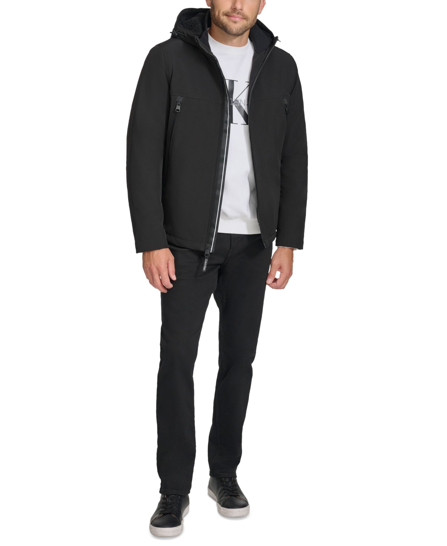 Men's Sherpa Lined Infinite Stretch Soft Shell Jacket