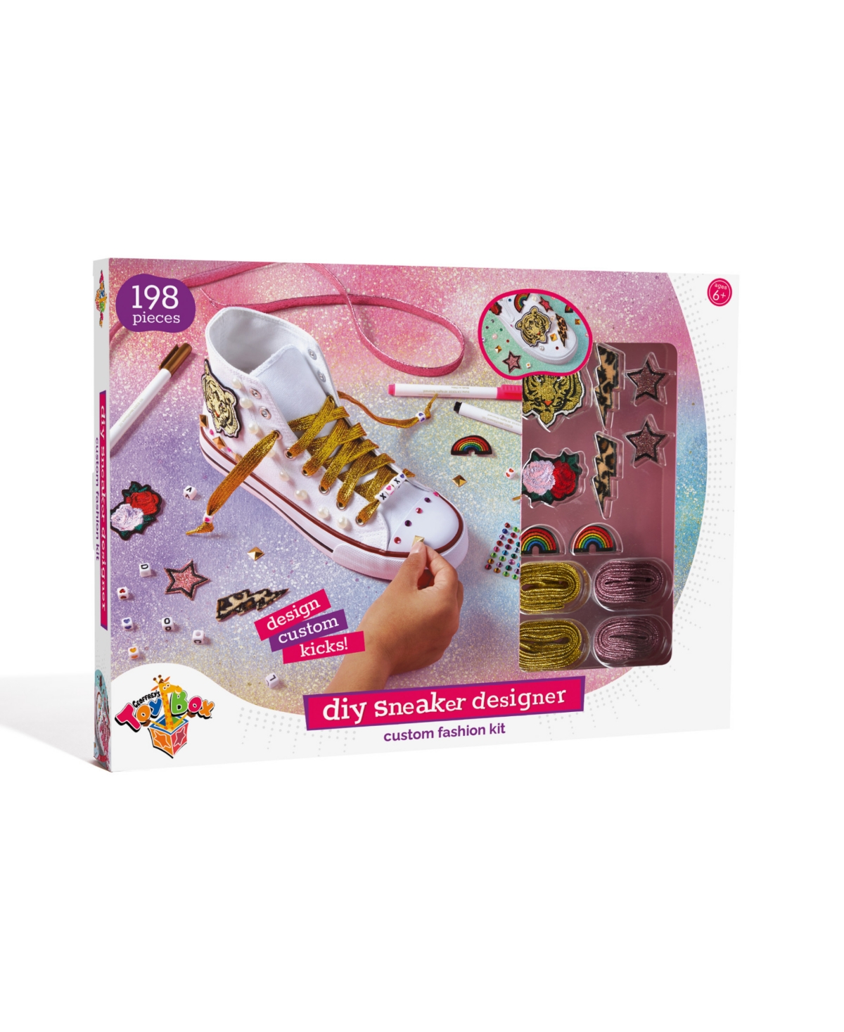 Geoffrey's Toy Box Fashion Designer Diy Sneaker Decorating Set In Open Miscellaneous