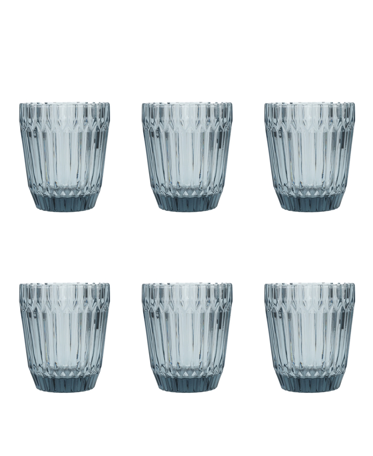 Fortessa Archie Double Old Fashioned Glasses, Set Of 6 In Dusk