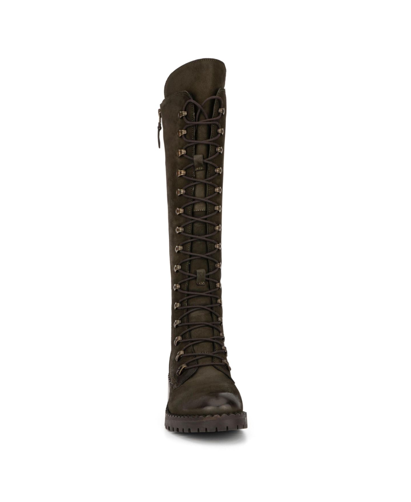Женские ботинки Vintage Foundry Co Henrietta Tall, цвет: Армейский зелёный — фото 4