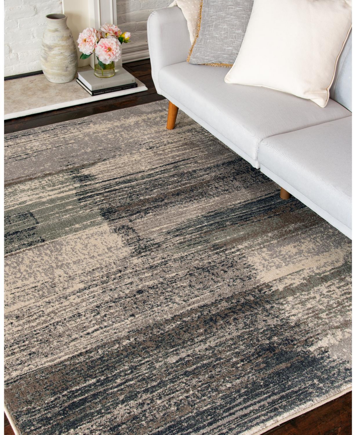 KM HOME MERIT OKELLO 6'6''X9'6''' AREA RUG 