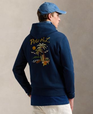【POLO RALPH LAUREN】 Embroidered Loopback Fleece Hoodie ★ Polo Ralph Lauren Men's Embroidered Loopback Fleece Hoodie