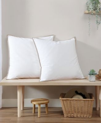 Basic Canvas Sham Pair, European 