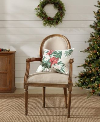 Festive Palms Felt Decorative Pillow, 15&amp;quot; x 20&amp;quot;