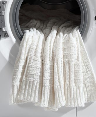 Chain Basket Knit Throw, 60&amp;quot; X 50&amp;quot;