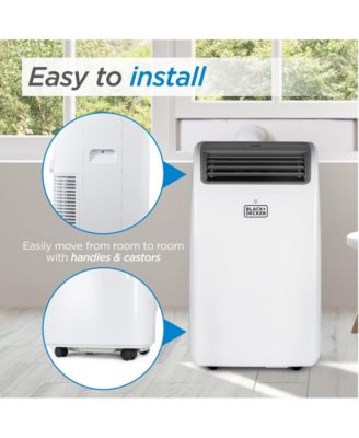 BLACK+DECKER Portable 10200 BTU SACC CEC 14000 BTU ASHRAE Cooling Unit for Rooms Up to 700 Sq Ft Air Conditioner