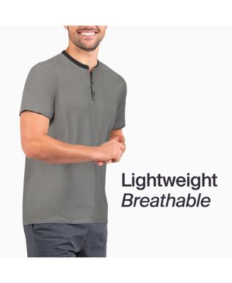 Men's Short Sleeve Henley T-Shirt