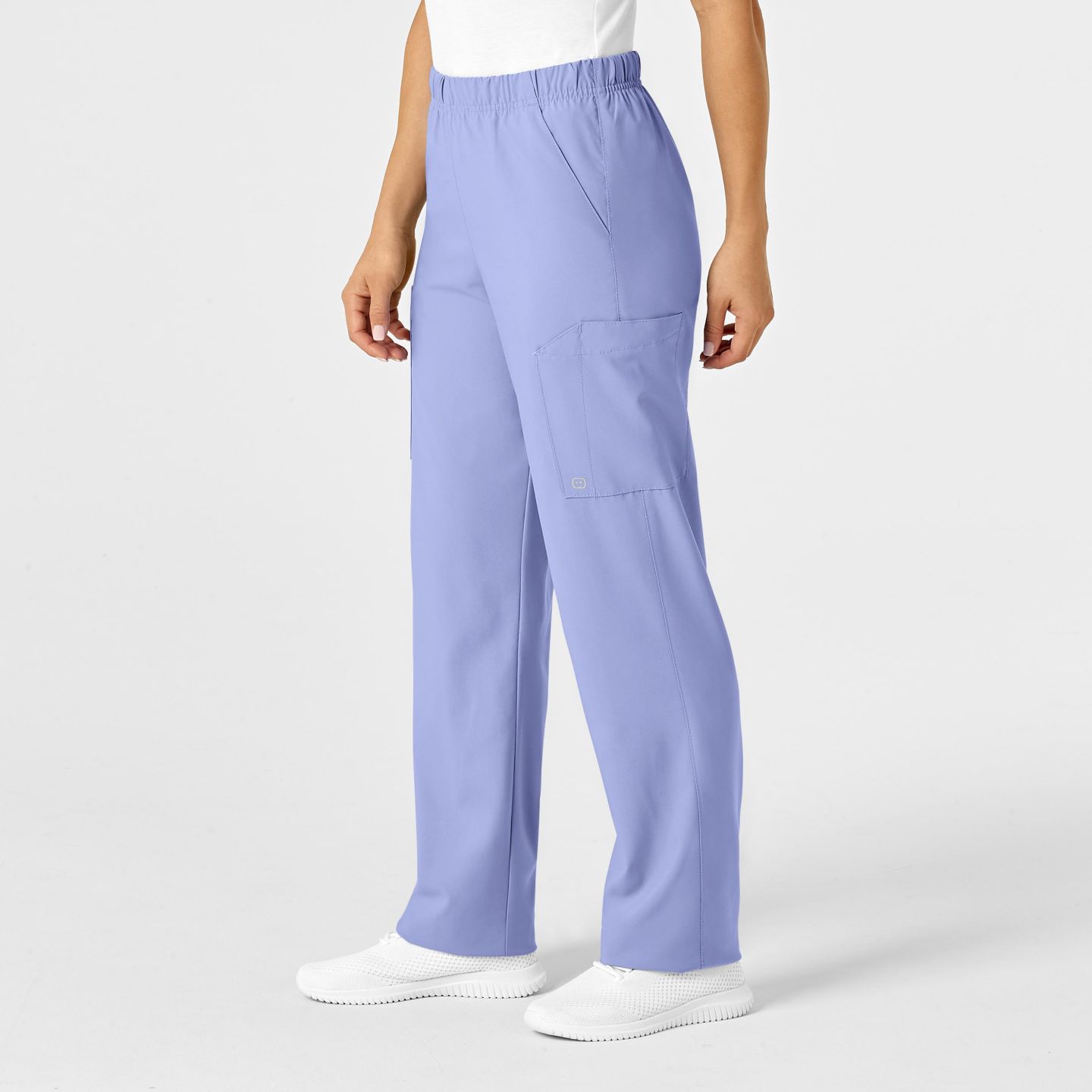 Женские брюки Wink W123 Unisex Multi-Cargo Scrub Pant Regular, цвет: Синий — фото 3