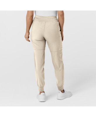 Plus Size W123 Comfort Waist Cargo Jogger Scrub Pant