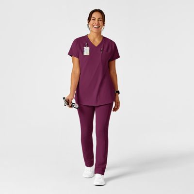 Plus Size RENEW Straight Leg Yoga Scrub Pant