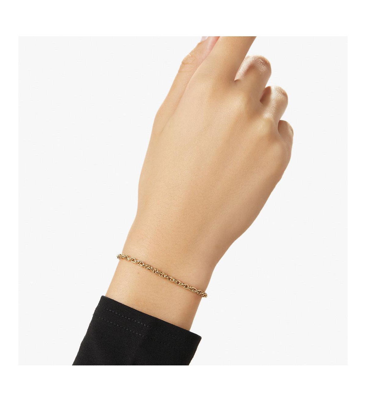 Ana Luisa Twisted Chain Bracelet - Lisa - gold