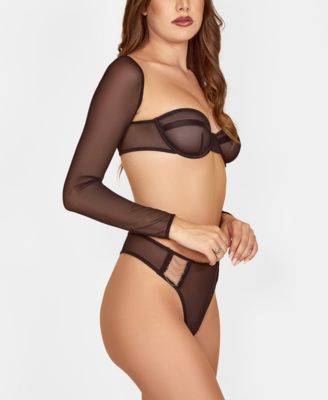 Women's Bolero Underwire Bra Lingerie Set