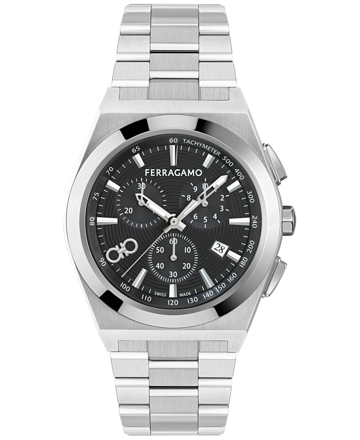 Ferragamo Gancini-dial 42mm In Stainless