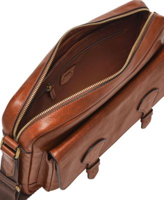Men's Bennett Leather Courier Bag