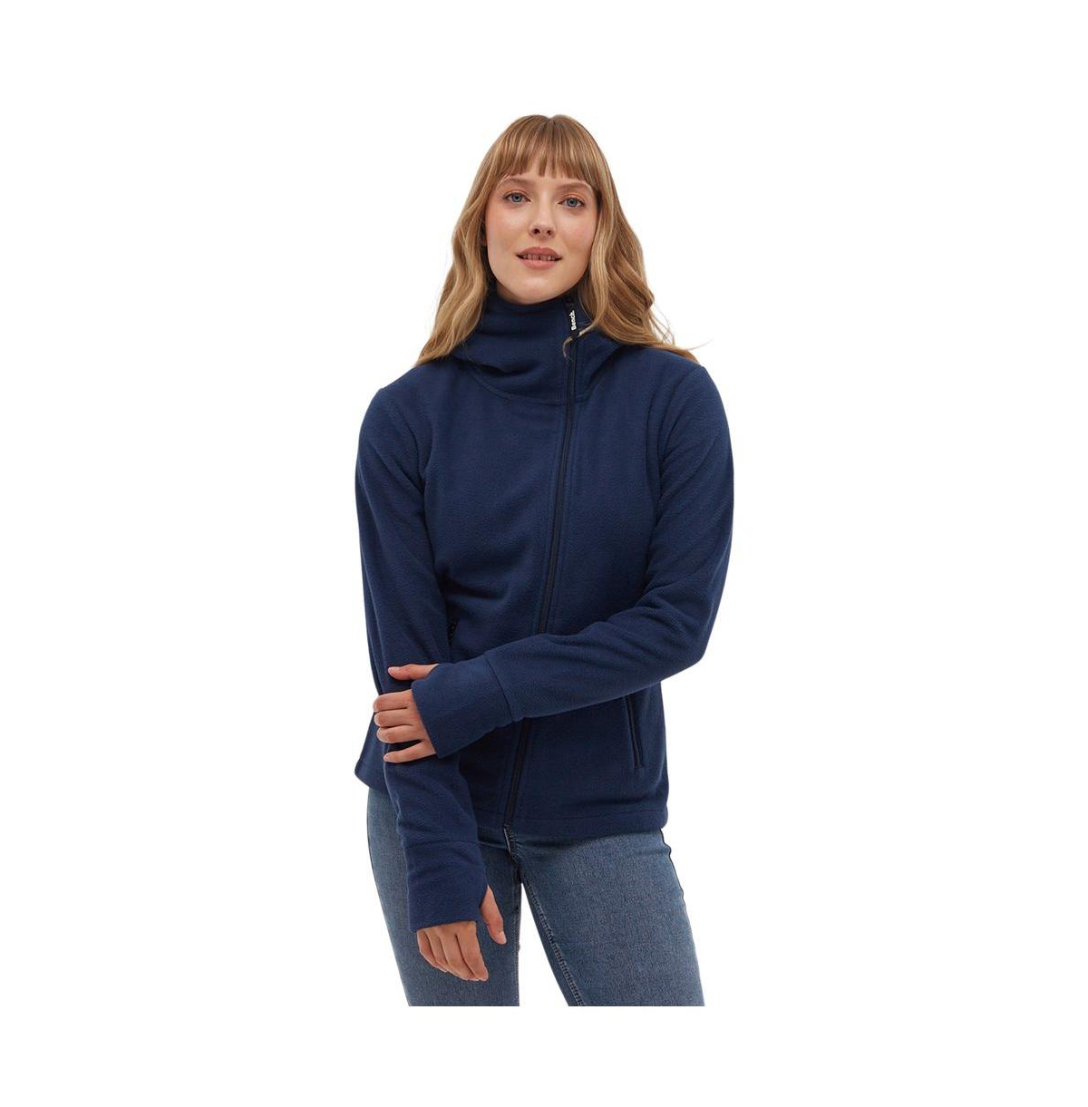 Women's Ninja Microfleece Asymmetric Zip-Up - Dark purple