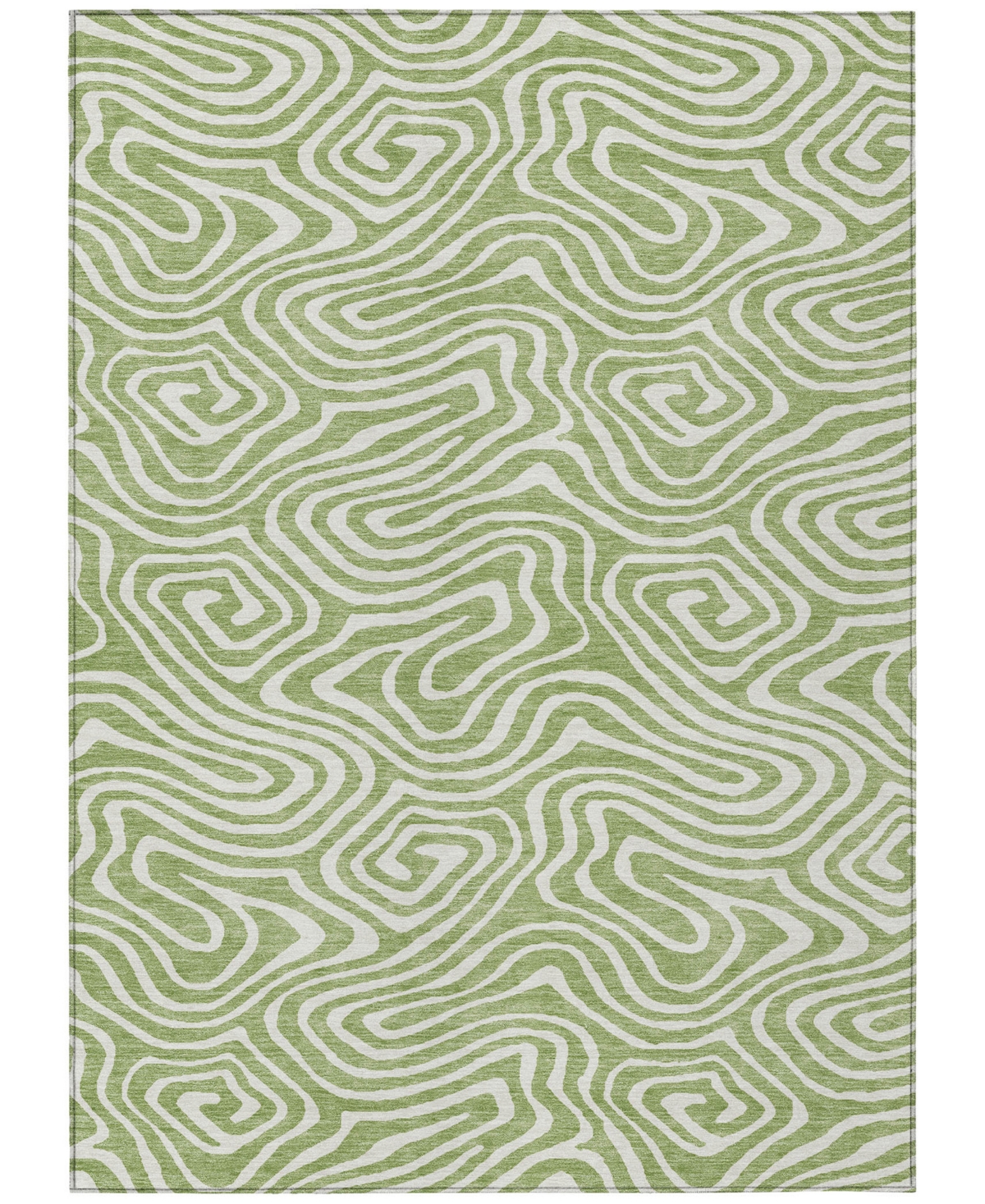 Addison Chantille Machine Washable Acn1020 8'x10' Area Rug In Grass