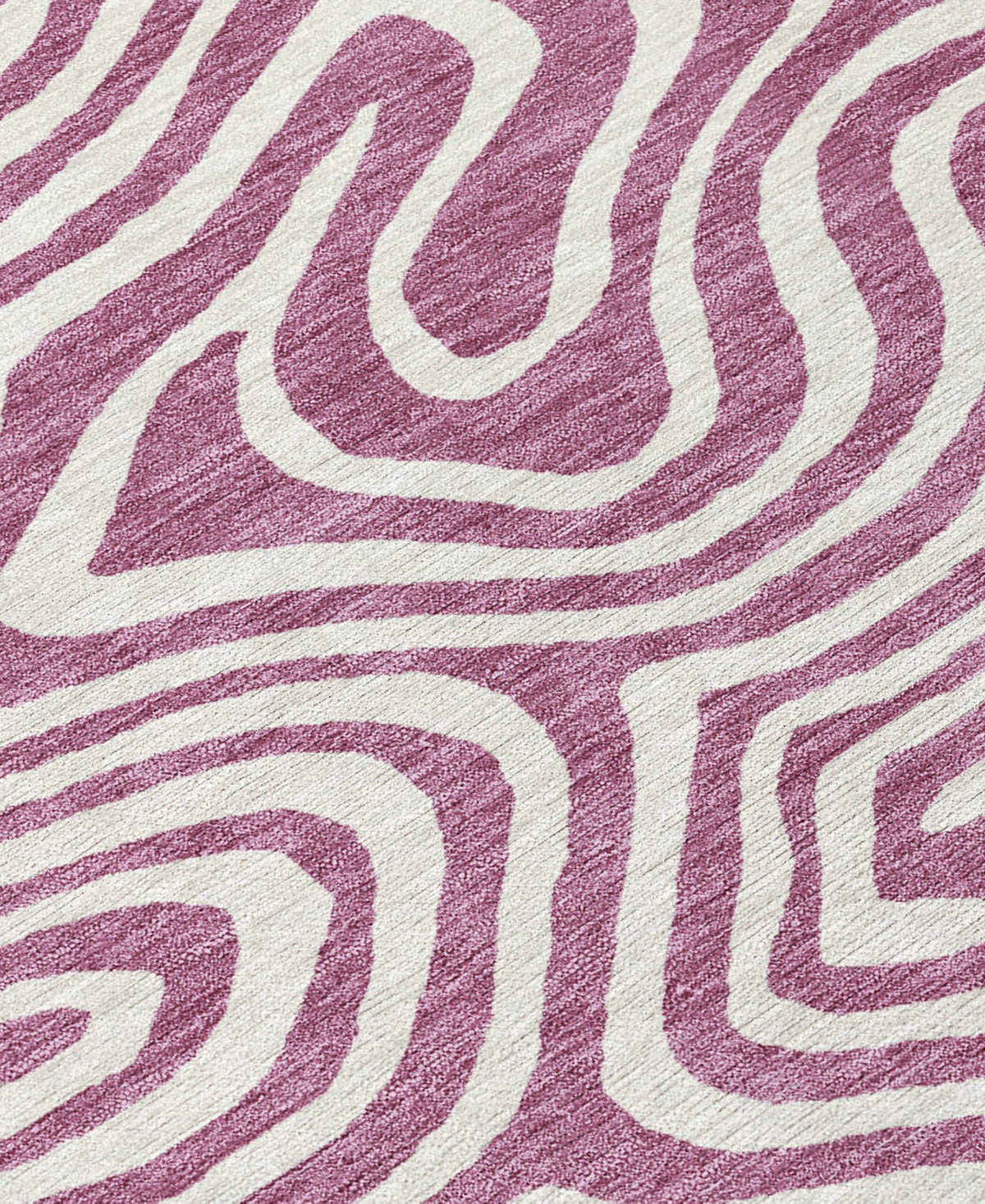 Addison Chantille Machine Washable Acn1020 2'3''x7'6'' Runner Area Rug In Plum