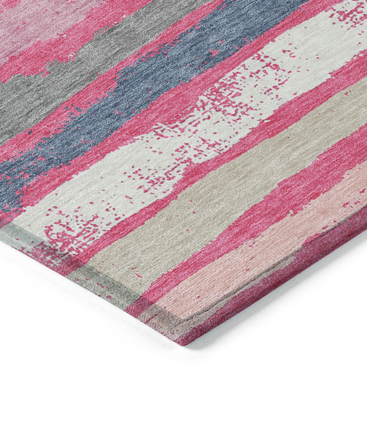 Addison Chantille Machine Washable Acn1019 2'3''x7'6'' Runner Area Rug In Pink