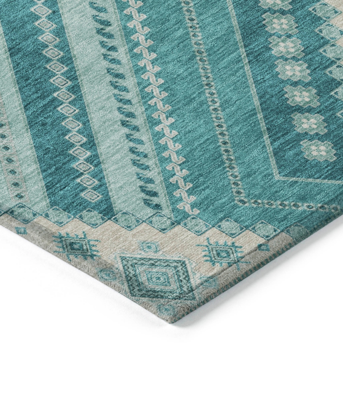 Addison Chantille Machine Washable Acn1010 9'x12' Area Rug In Teal