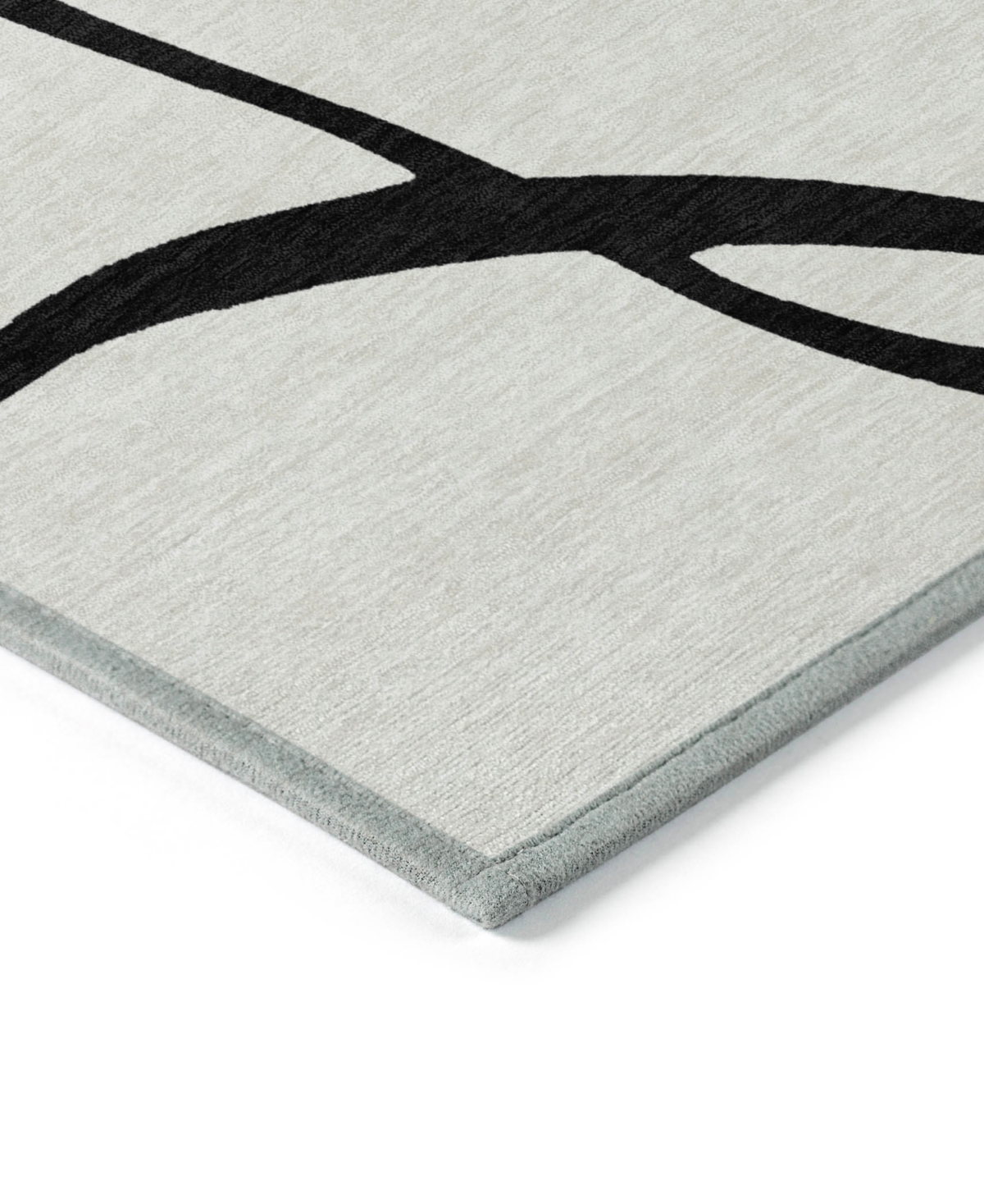 Addison Chantille Machine Washable Acn999 8'x10' Area Rug In White
