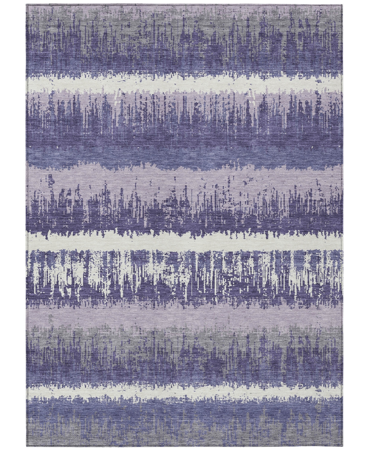 Addison Chantille Machine Washable Acn1013 8'x10' Area Rug In Purple