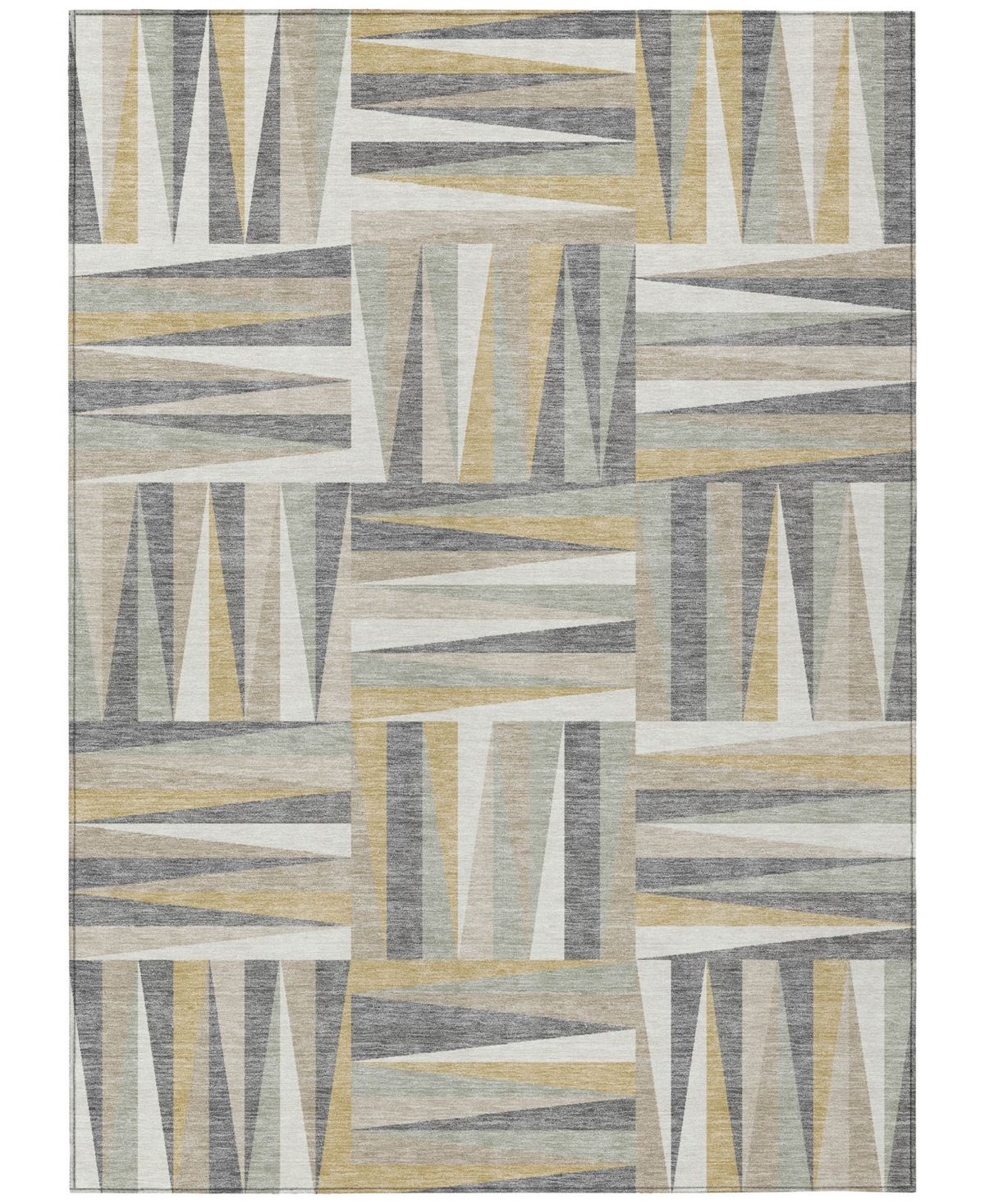 Addison Chantille Machine Washable Acn1012 8'x10' Area Rug In Beige