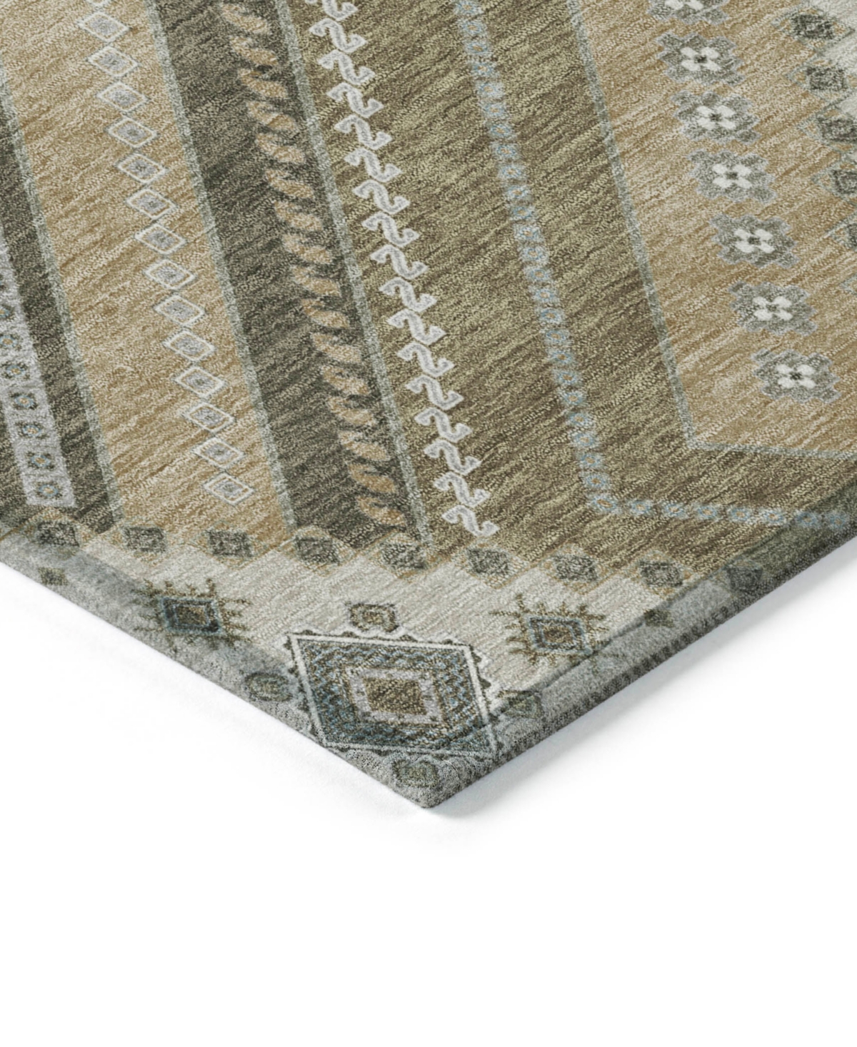Addison Chantille Machine Washable Acn1010 8'x10' Area Rug In Beige