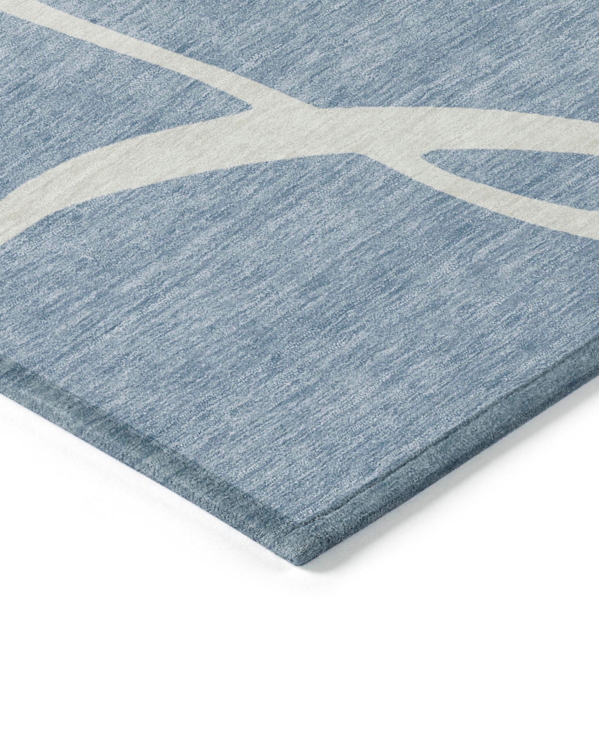 Shop Addison Chantille Machine Washable Acn999 5'x7'6" Area Rug In Denim