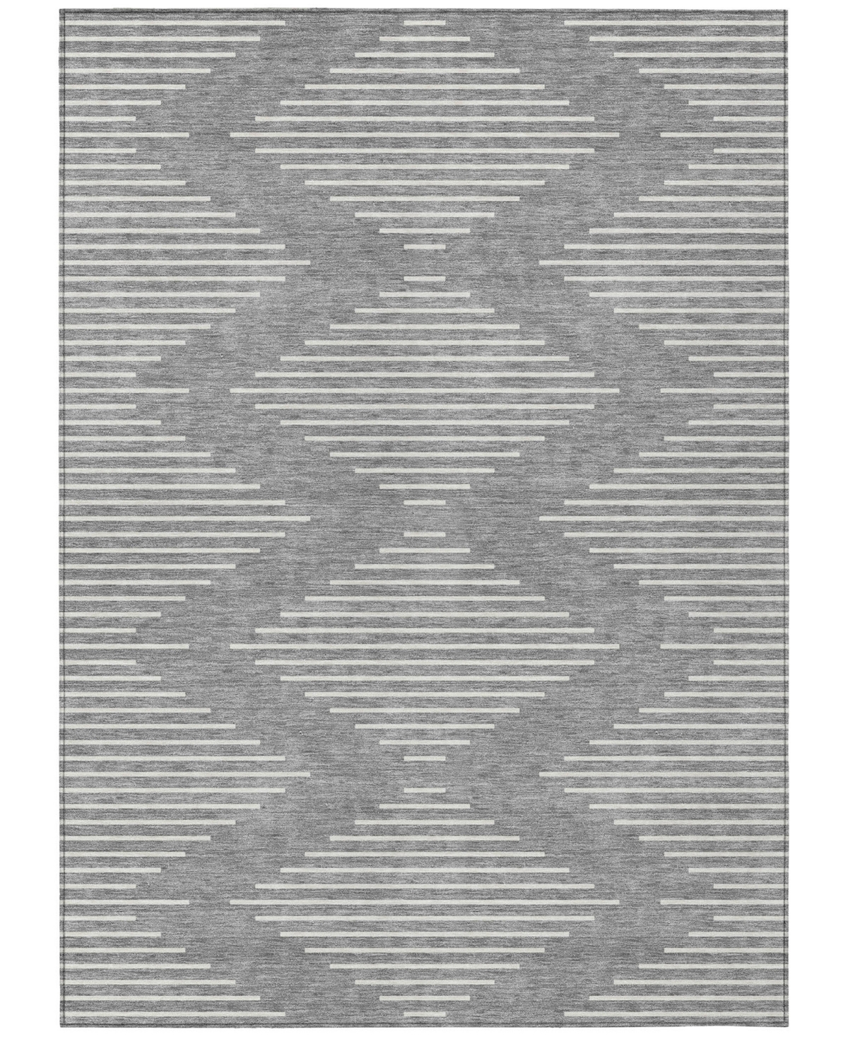 Addison Chantille Machine Washable Acn1016 3'x5' Area Rug In Gray