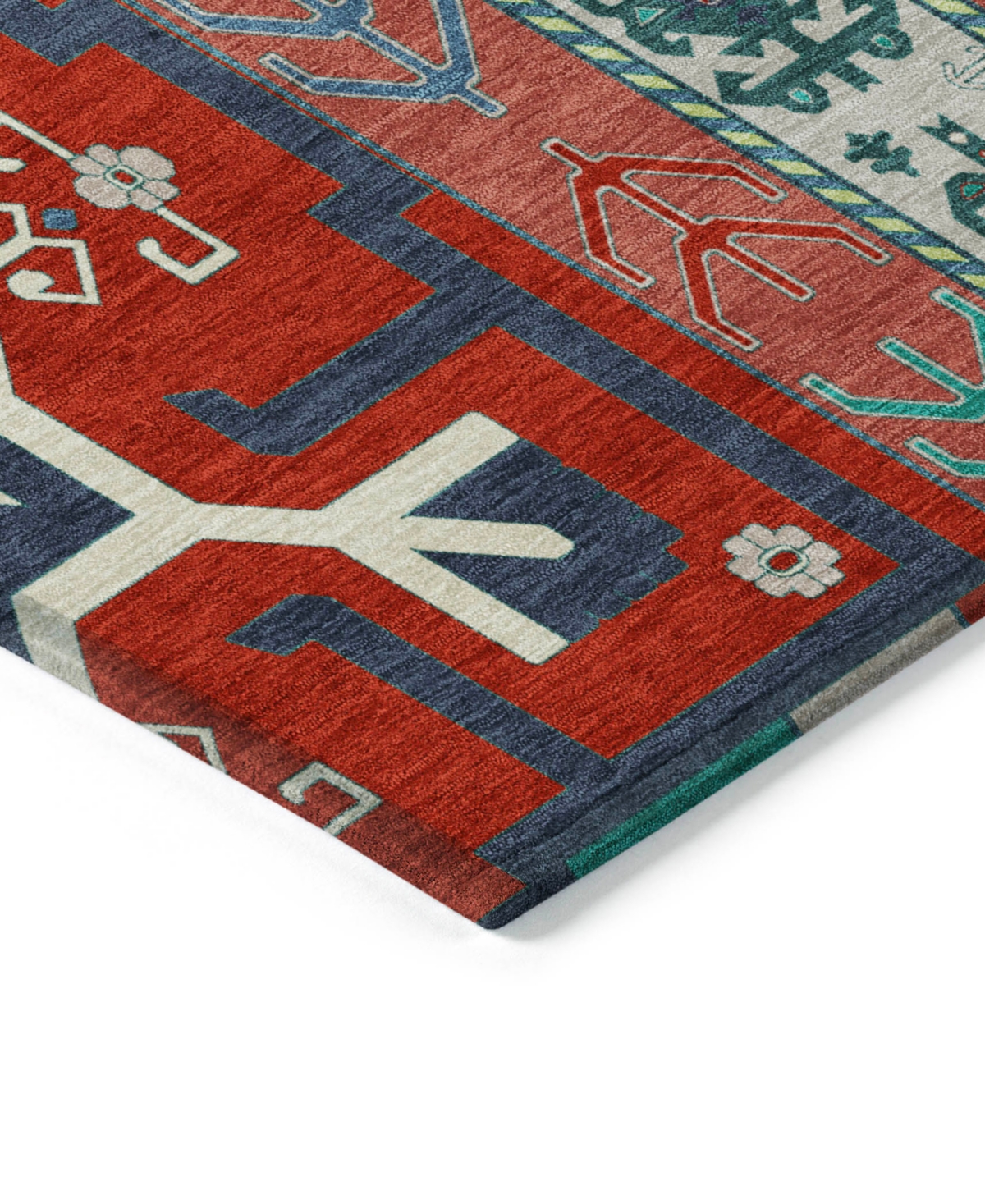 Addison Chantille Machine Washable Acn1015 2'3"x7'6" Runner Area Rug In Red
