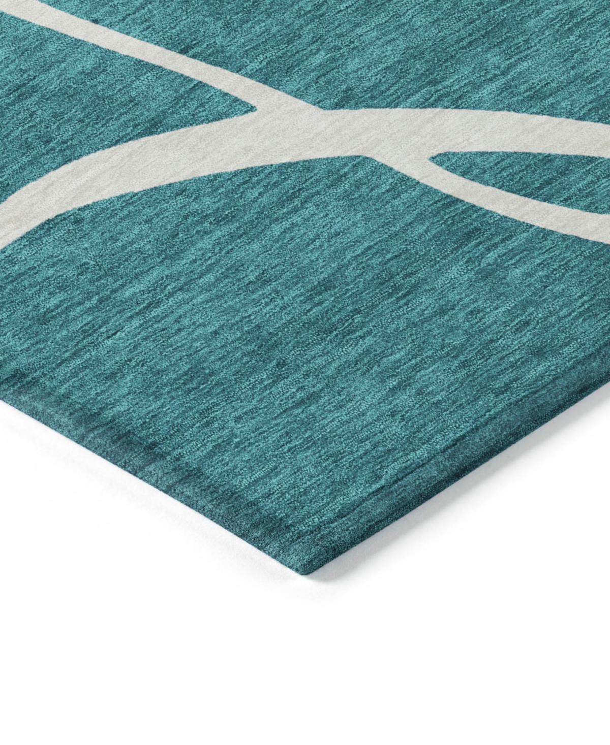 Addison Chantille Machine Washable Acn999 2'3"x7'6" Runner Area Rug In Teal
