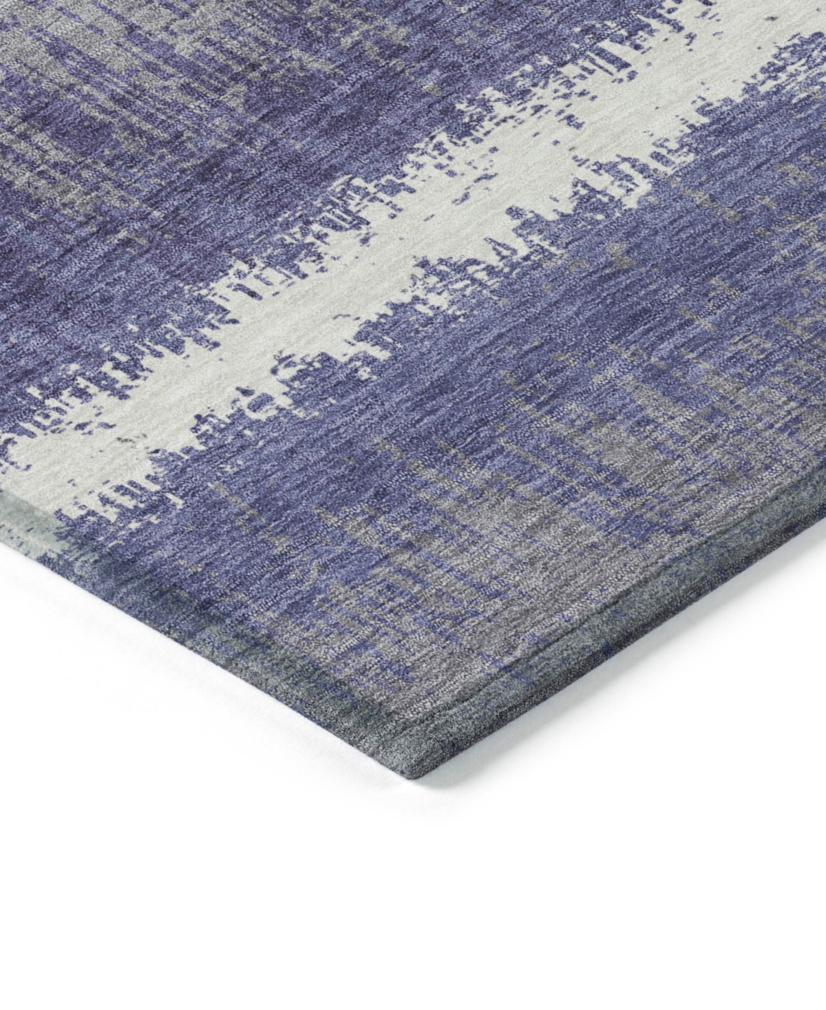 Addison Chantille Machine Washable Acn1013 2'3"x7'6" Runner Area Rug In Purple