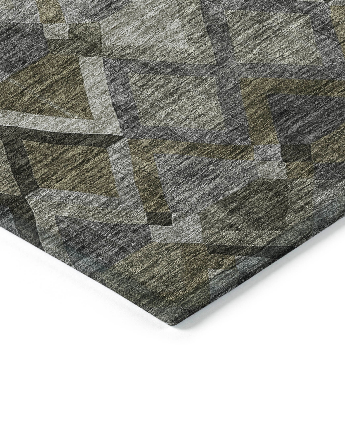 Addison Chantille Machine Washable Acn1080 9'x12' Area Rug In Gray
