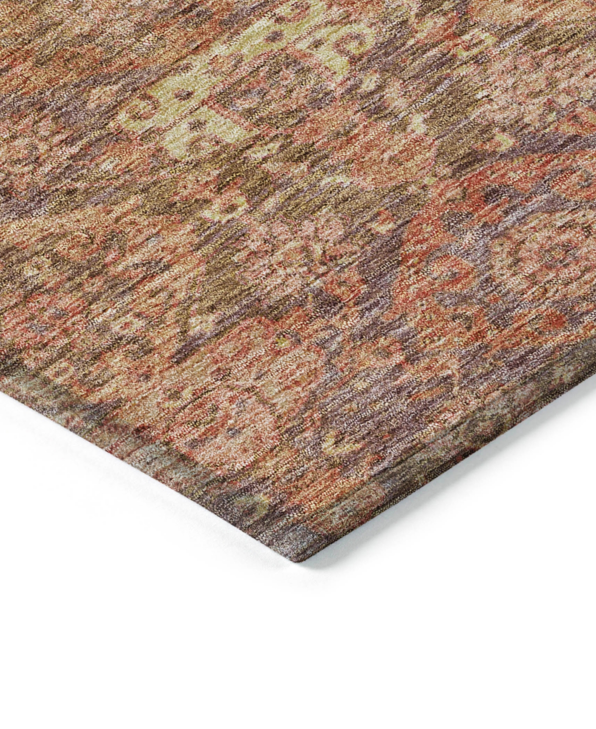 Addison Chantille Machine Washable Acn1084 8'x10' Area Rug In Brown