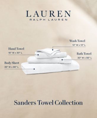 Sanders Solid Antimicrobial Cotton Bath Towel, 30 x 56