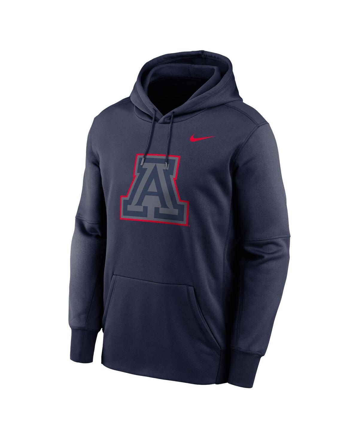 Nike Men'sArizona Wildcats Color Pop Performance Fleece Pullover Hoodie - Navy