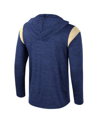 Men's Navy Notre Dame Fighting Irish Dozer Half-Zip Windshirt