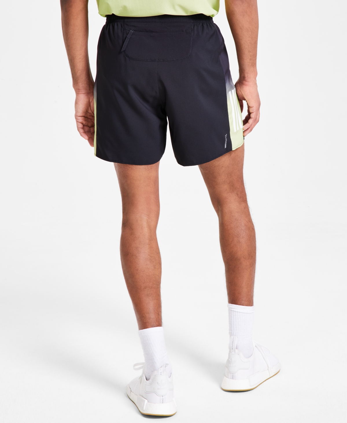Adidas Originals Men's Own The Run Colorblocked Shorts In Black,green