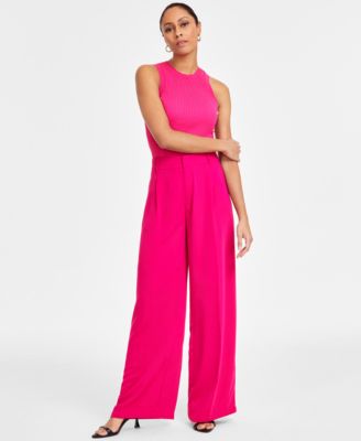 I.N.C. International Concepts - Women's Pleated Wide-Leg Trousers