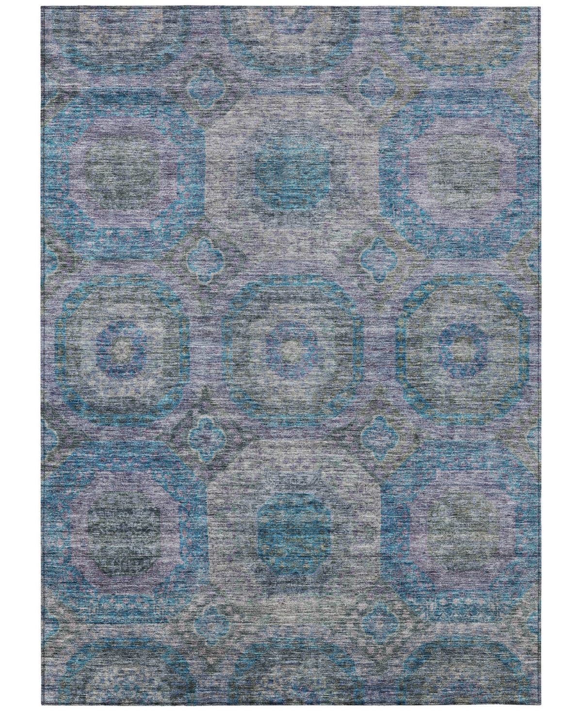 Addison Chantille Machine Washable Acn1221 8'x10' Area Rug In Blue