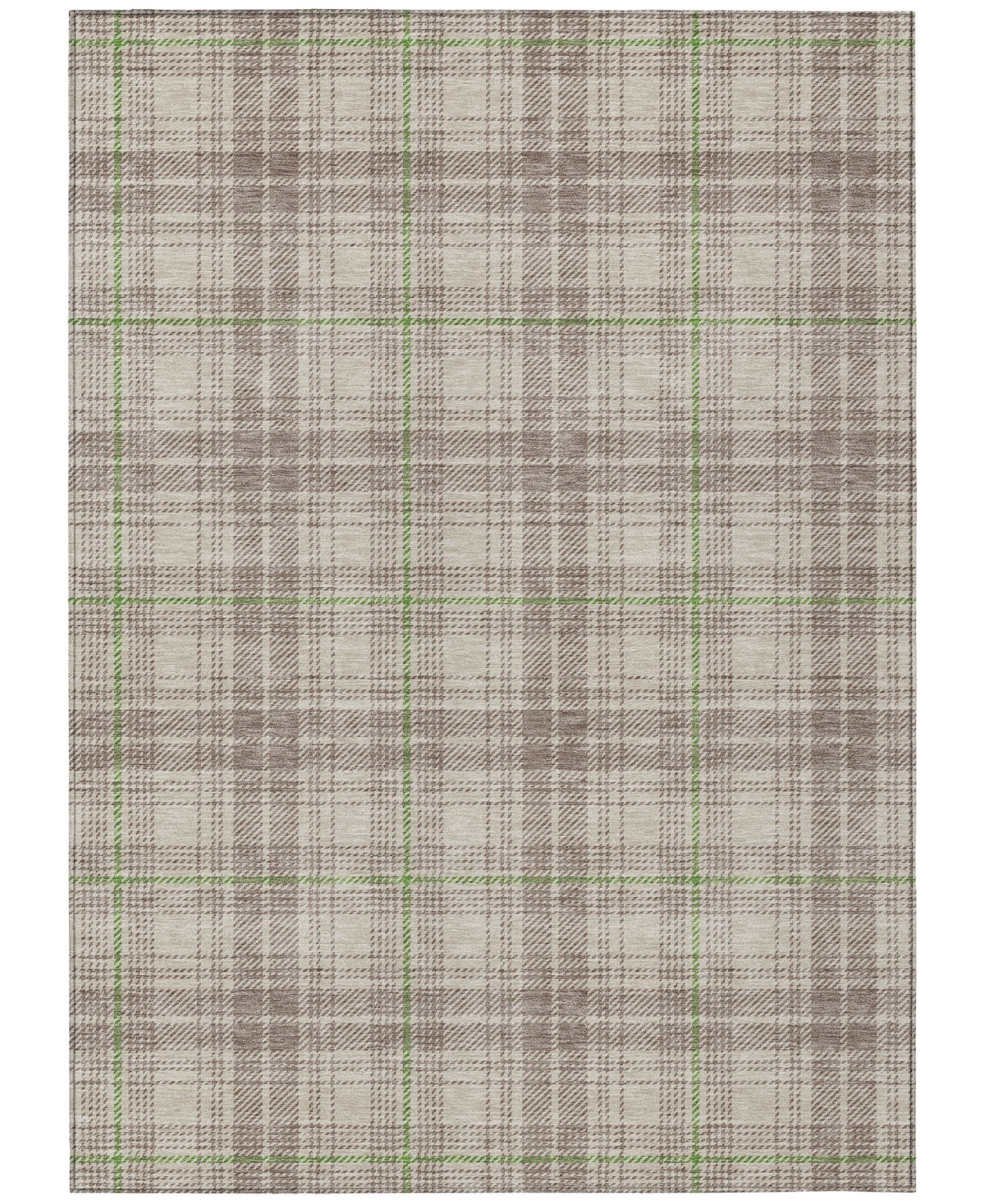Addison Chantille Machine Washable Acn993 5'x7'6" Area Rug In Beige